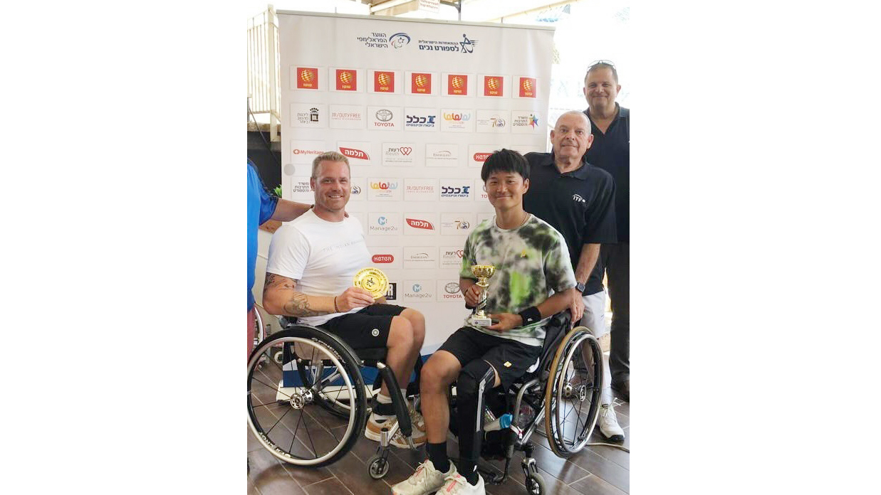 三木拓也(みきたくや)さんが車いすテニス『ISRAEL OPEN 2022』のシングルスで優勝