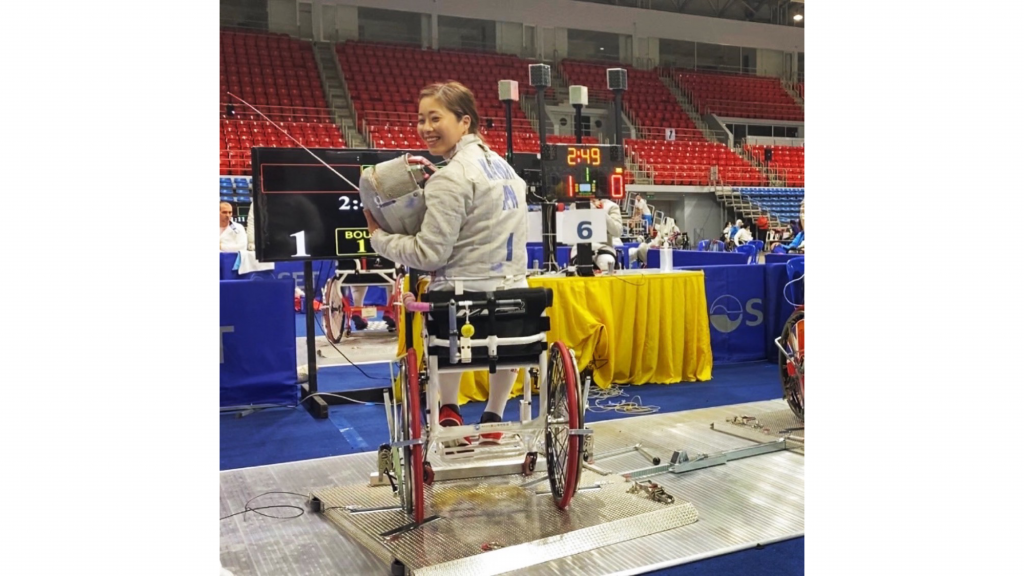 河合紫乃(かわいしの)さんが『iwas wheelchair fencing world cup 2022』に出場